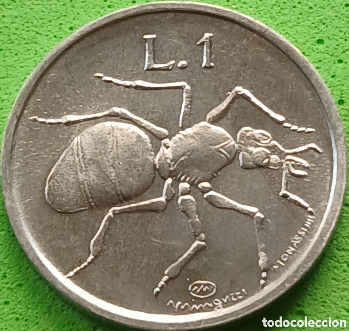 Monedas antiguas de Europa: San Marino 1 lira 1974 km#30