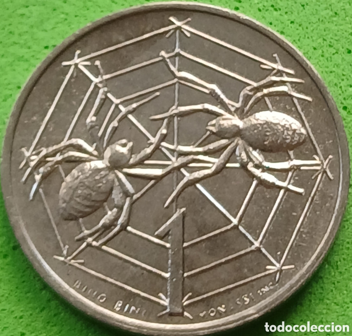 Monedas antiguas de Europa: San Marino 1 lira 1975 km#40 Amor universo animal