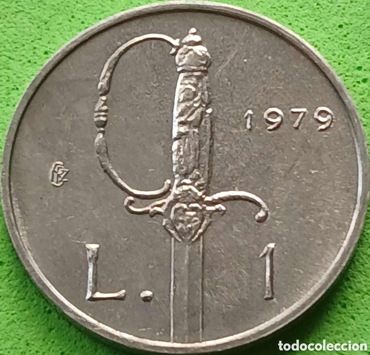 Monedas antiguas de Europa: San Marino 1 lira 1979 km#89 &Oacute;rganos institucionales del estado