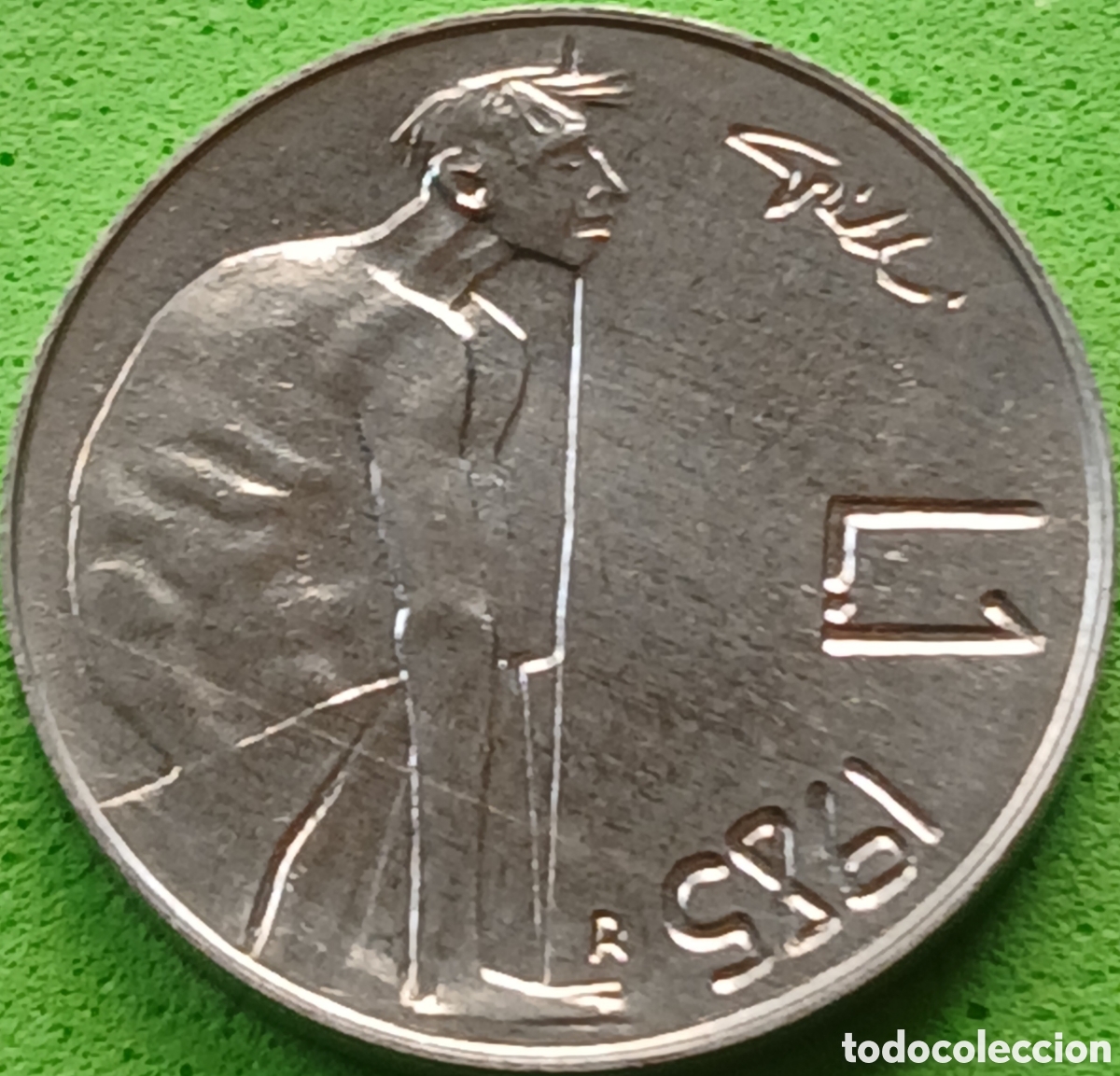 Monedas antiguas de Europa: San Marino 1 lira 1985 km#173 Lucha contra las drogas