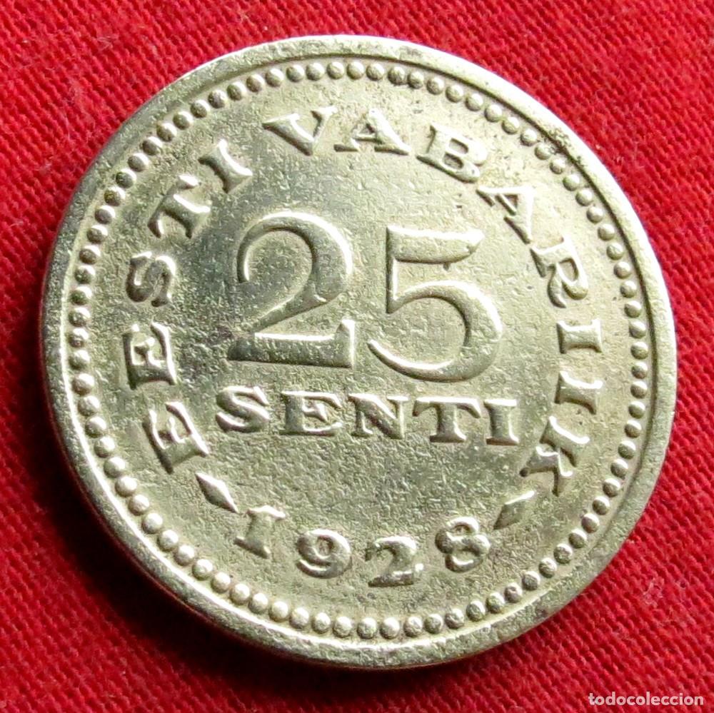 Monedas antiguas de Europa: Estonia 25 senti 1928 #2