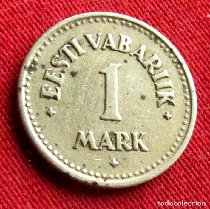 Monedas antiguas de Europa: Estonia 1 mark 1924 .
