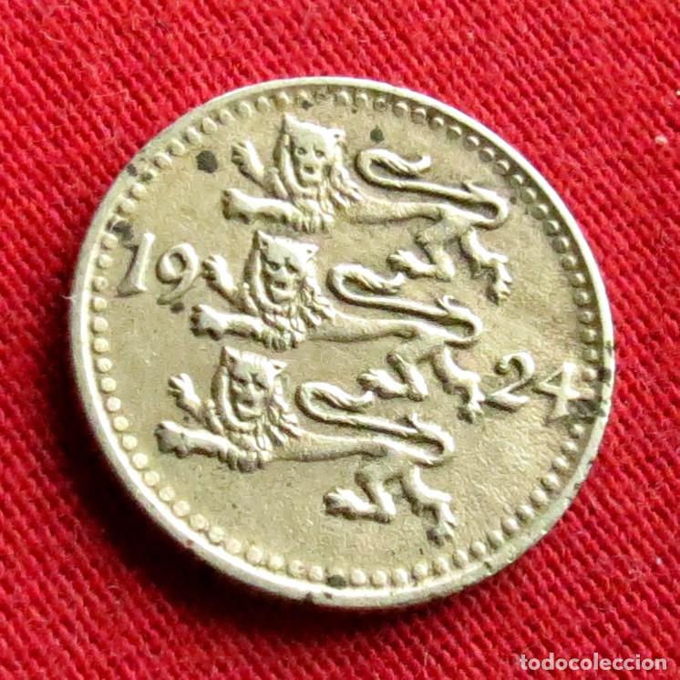 Monedas antiguas de Europa: Estonia 1 mark 1924 . - Foto 2