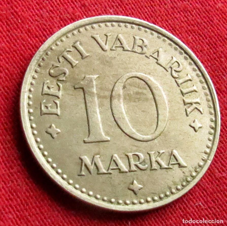 Monedas antiguas de Europa: Estonia 10 marka 1925 #2