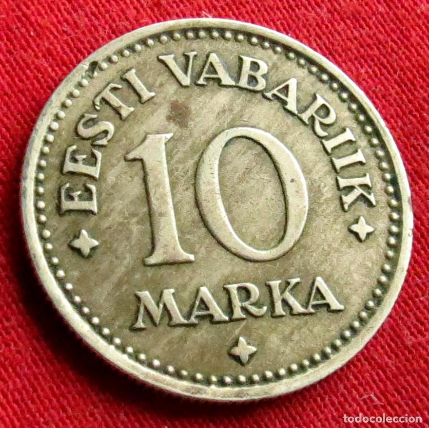 Monedas antiguas de Europa: Estonia 10 marka 1925 #5