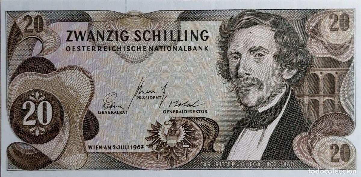 Monedas antiguas de Europa: LOTE DE 3 BILLETES (AUSTRIA 1967/70 MISMA SERIE VALORES 20 SCH,50 SCH,100 SCH, SC/UNC