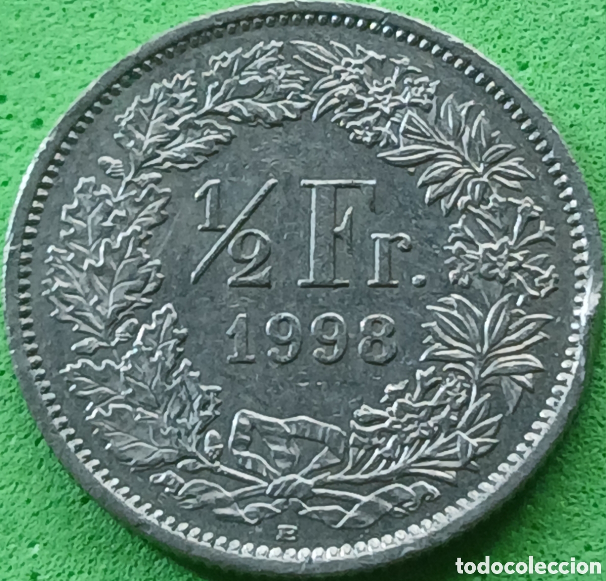 Monedas antiguas de Europa: Suiza &frac12; franco 1998 km#23a