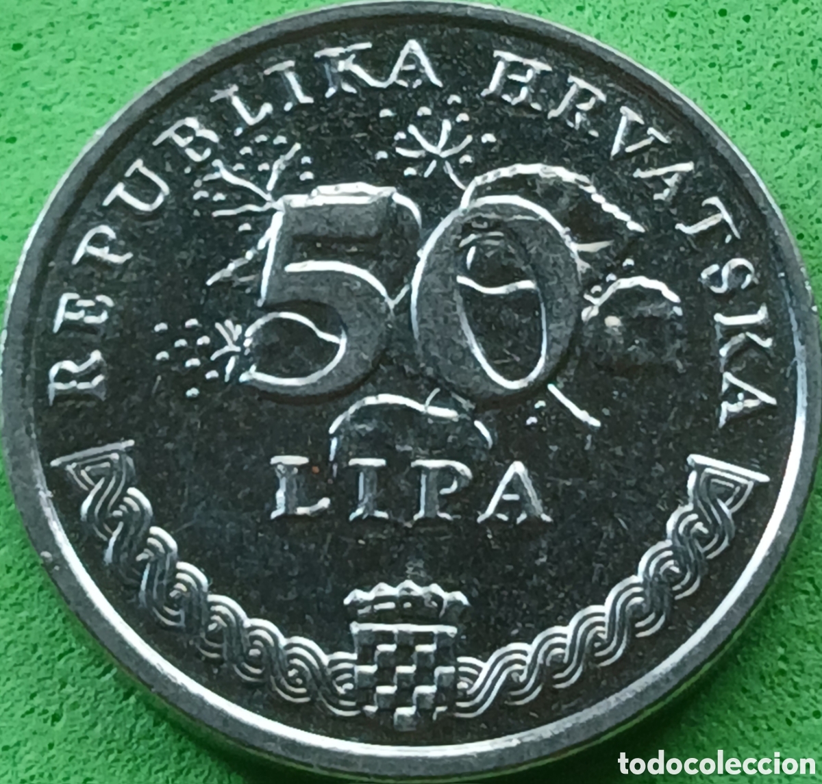 Old Coins of Europe: Croacia 50 lipa 2019 km#8