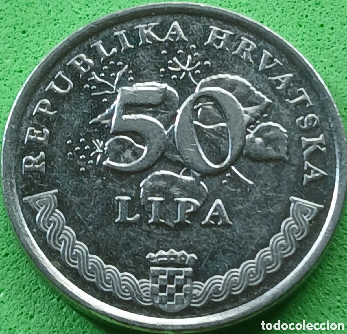Monedas antiguas de Europa: Croacia 50 lipa 2015 km#8