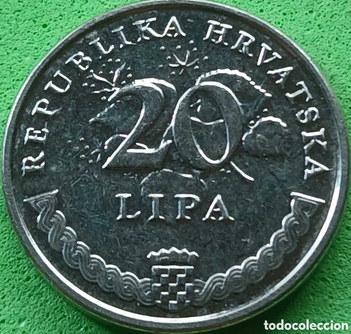 Monedas antiguas de Europa: Croacia 20 lipa 2021 km#7 poco com&uacute;n!