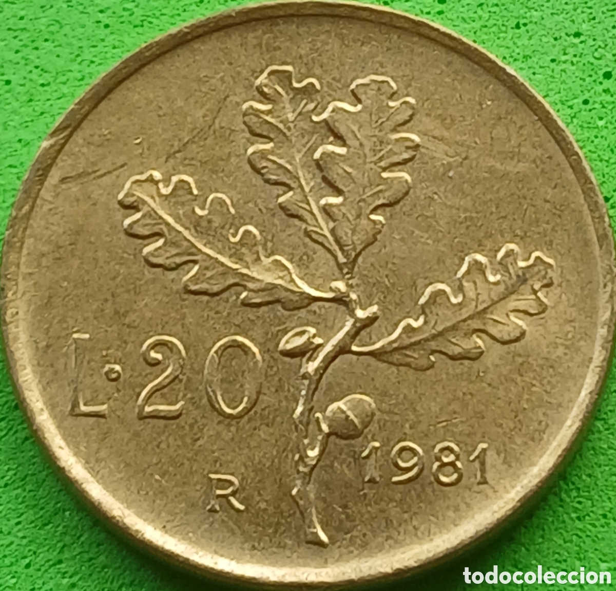 Monedas antiguas de Europa: Italia 20 liras 1981 km#97