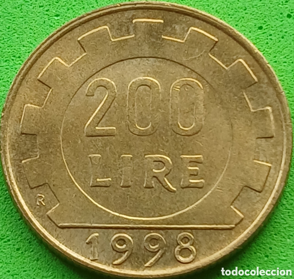 Monedas antiguas de Europa: Italia 200 liras 1998 km#105