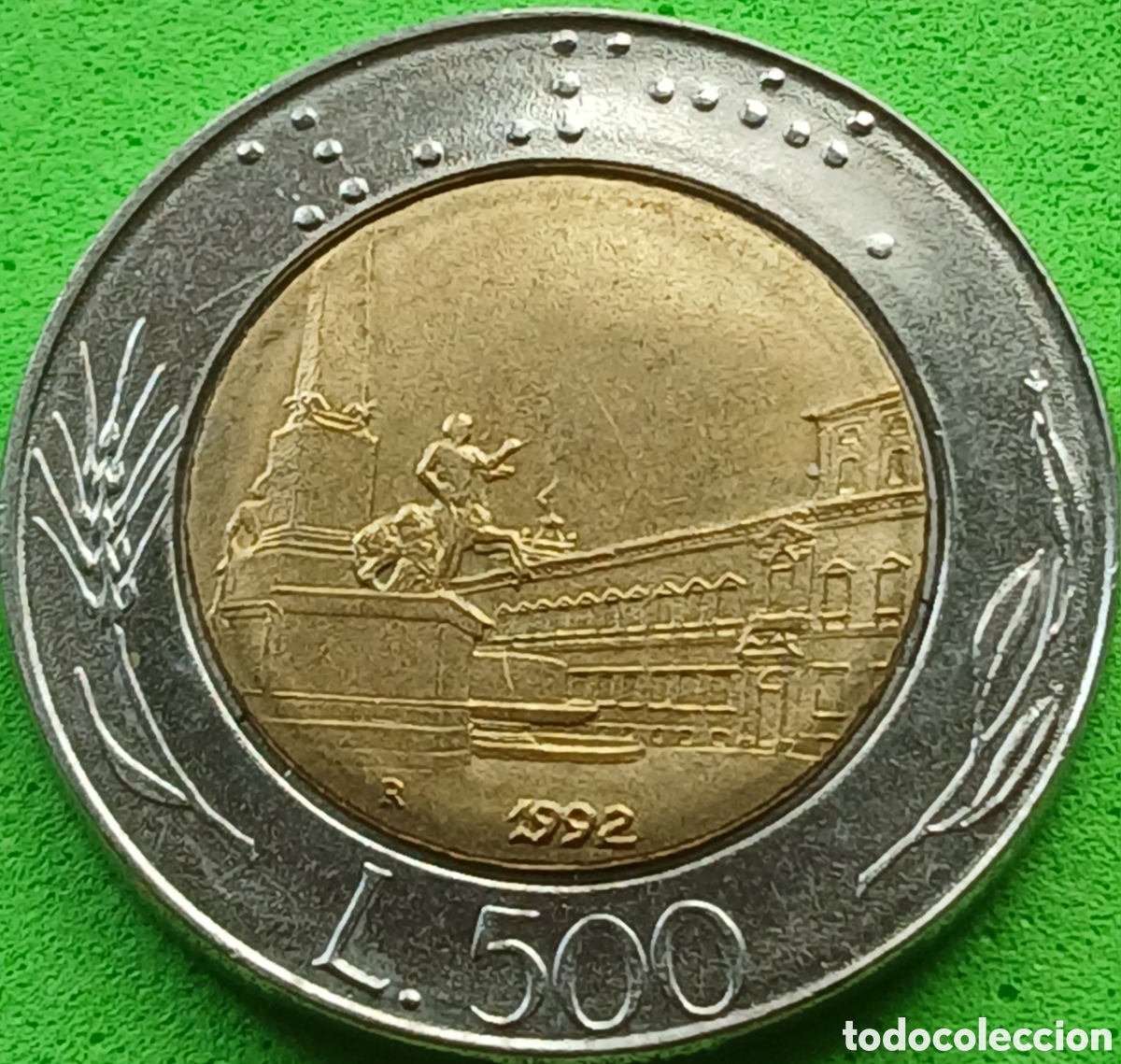 Monedas antiguas de Europa: Italia 500 liras 1992 km#111