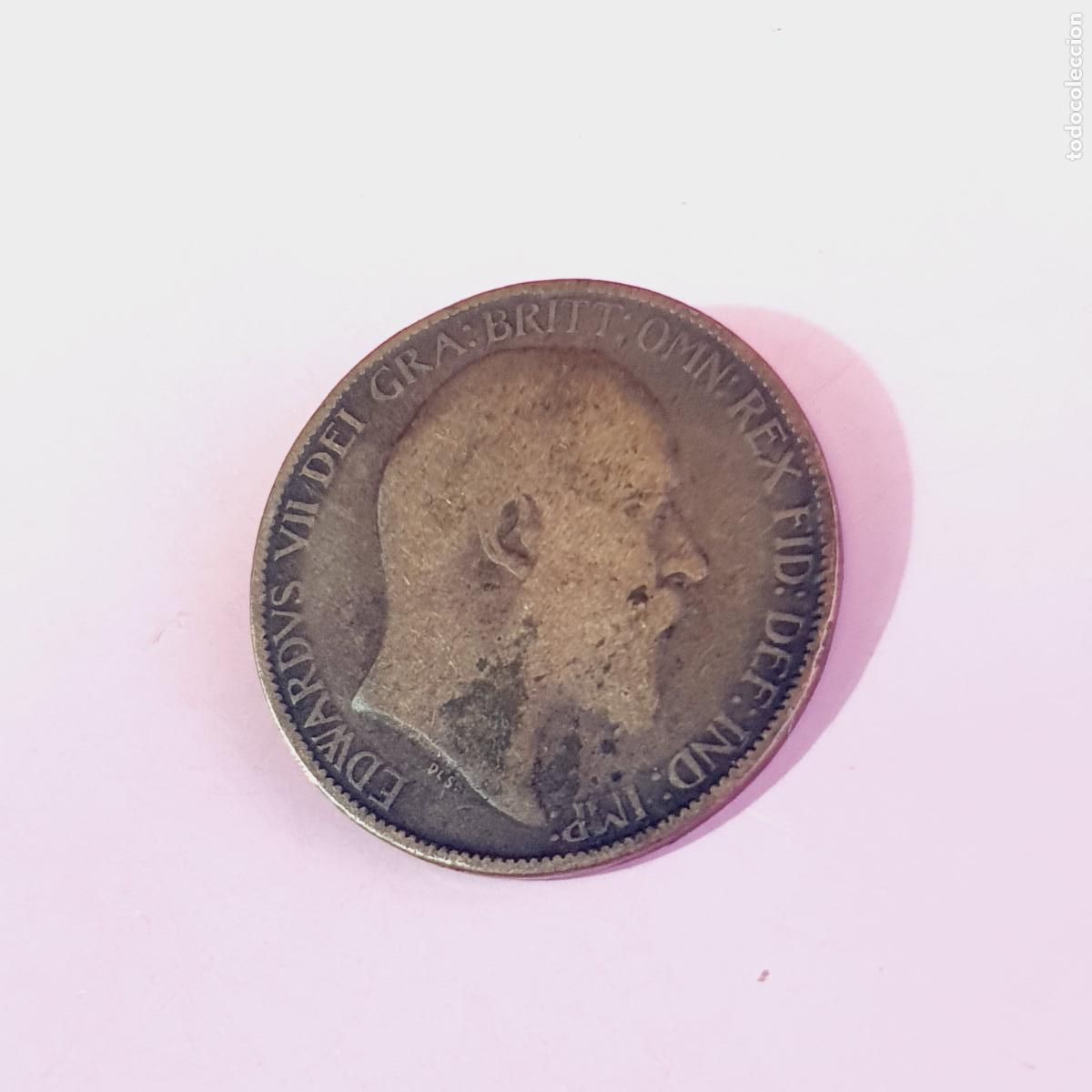 Monedas antiguas de Europa: MONEDA-GRAN BRETA&Ntilde;A-EDUARDO VII-HALF PENNY-1905-COLECCIONISTAS