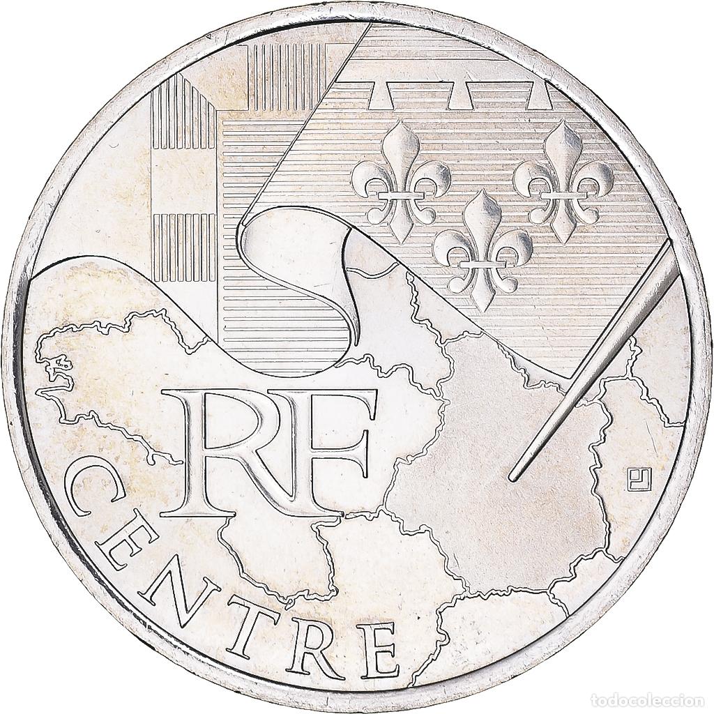 Monedas antiguas de Europa: [#1147105] Francia, 10 Euro, Centre, 2010, Paris, SC+, Plata, KM:1650