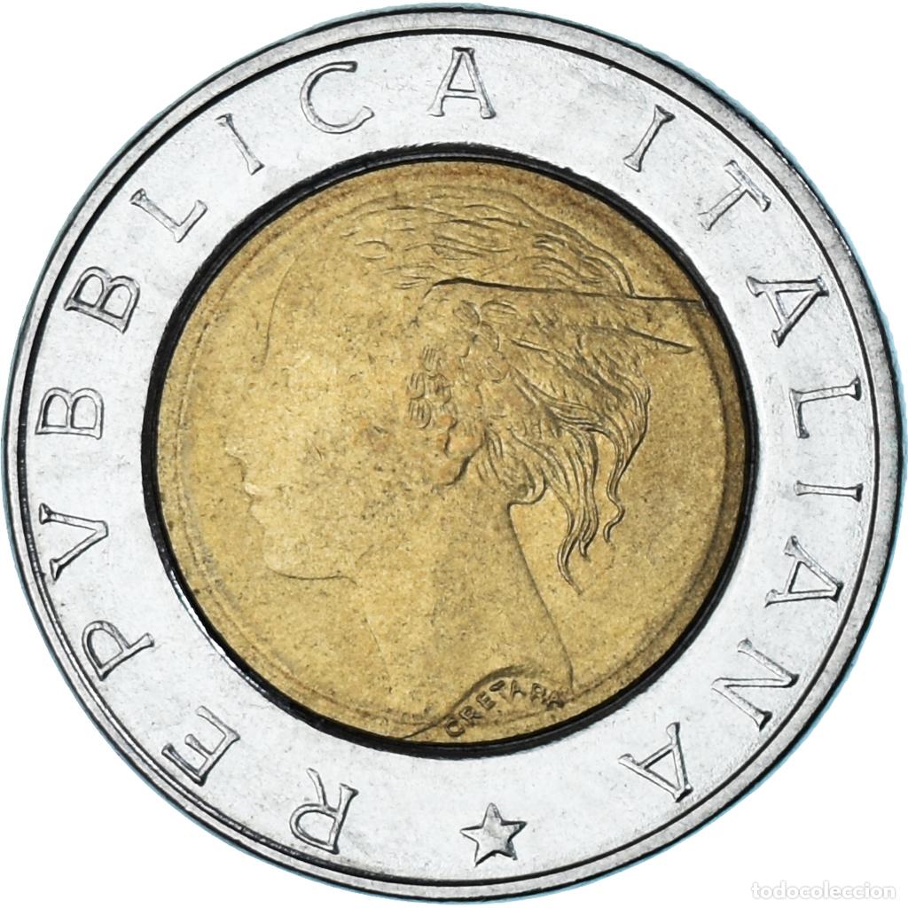 Monedas antiguas de Europa: [#1181261] Moneda, Italia, 500 Lire, 1994, Rome, MBC, Bimet&aacute;lico, KM:167