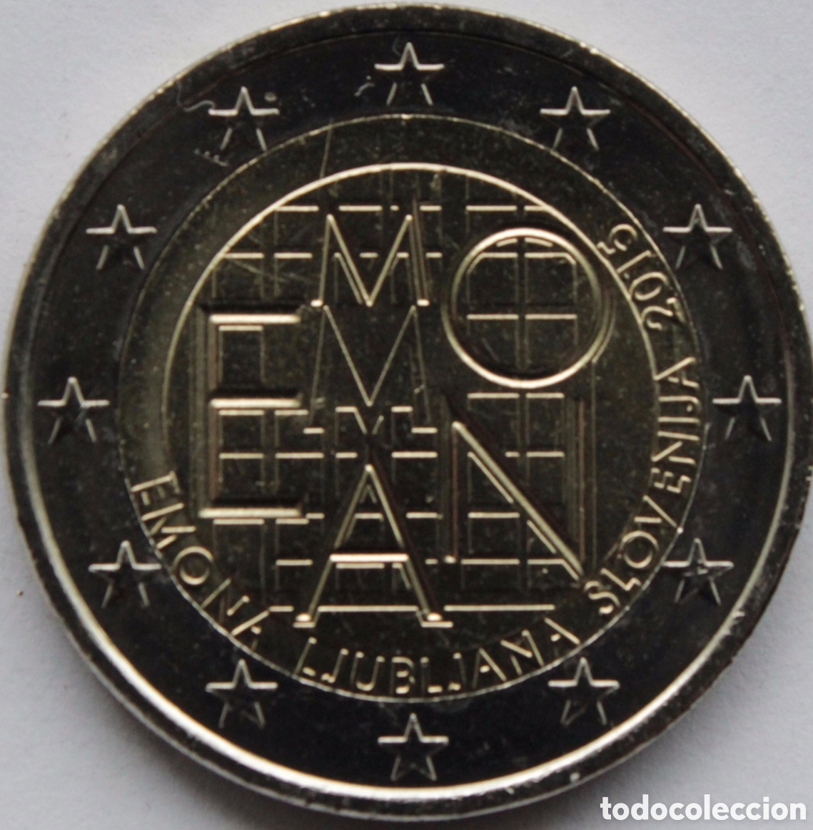 Monedas antiguas de Europa: Moneda conmemorativa 2 euros - 2015 - SC - Eslovenia - Emona