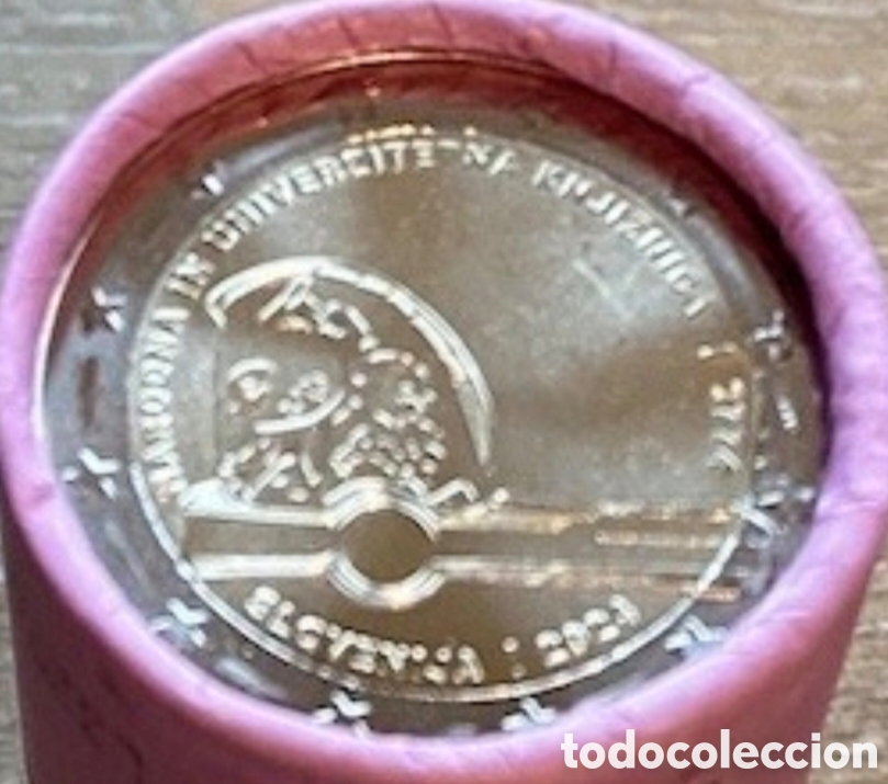 Monedas antiguas de Europa: Moneda conmemorativa 2 euros - 2024 - SC - Eslovenia - Biblioteca