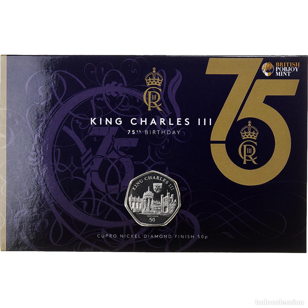 Monedas antiguas de Europa: [#1309745] British Antarctic Territory, Charles III, 50 Pence, Trinity College, 2023