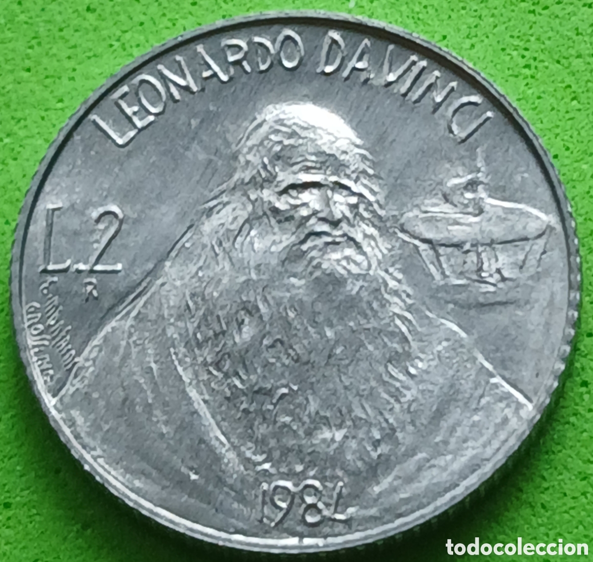 Monete antiche di Europa: San Marino 2 liras 1984 km#160 Cient&iacute;ficos