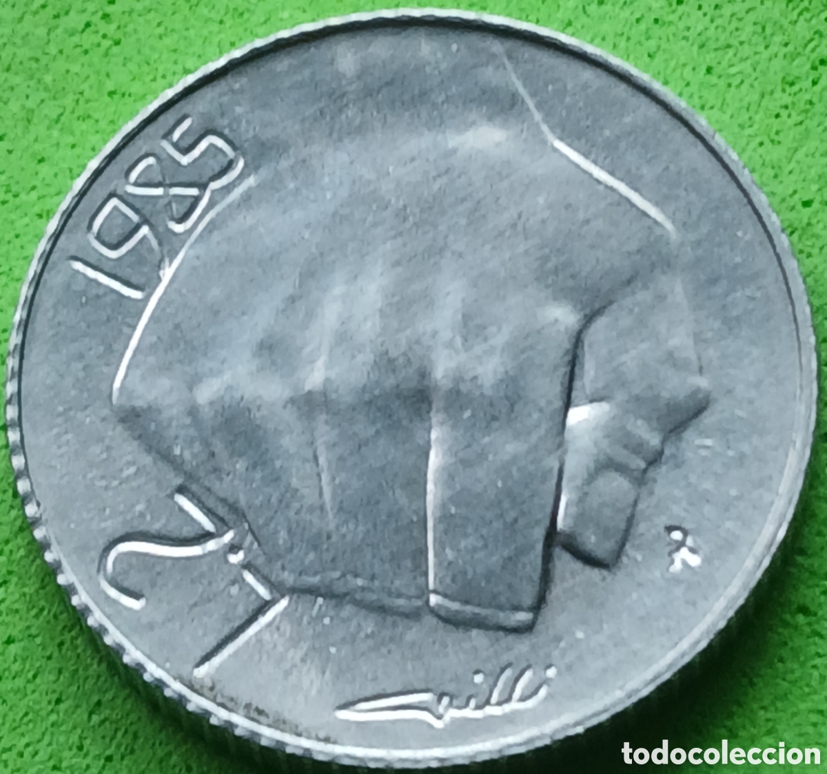 Monete antiche di Europa: San Marino 2 liras 1985 km#174 Lucha contra las drogas