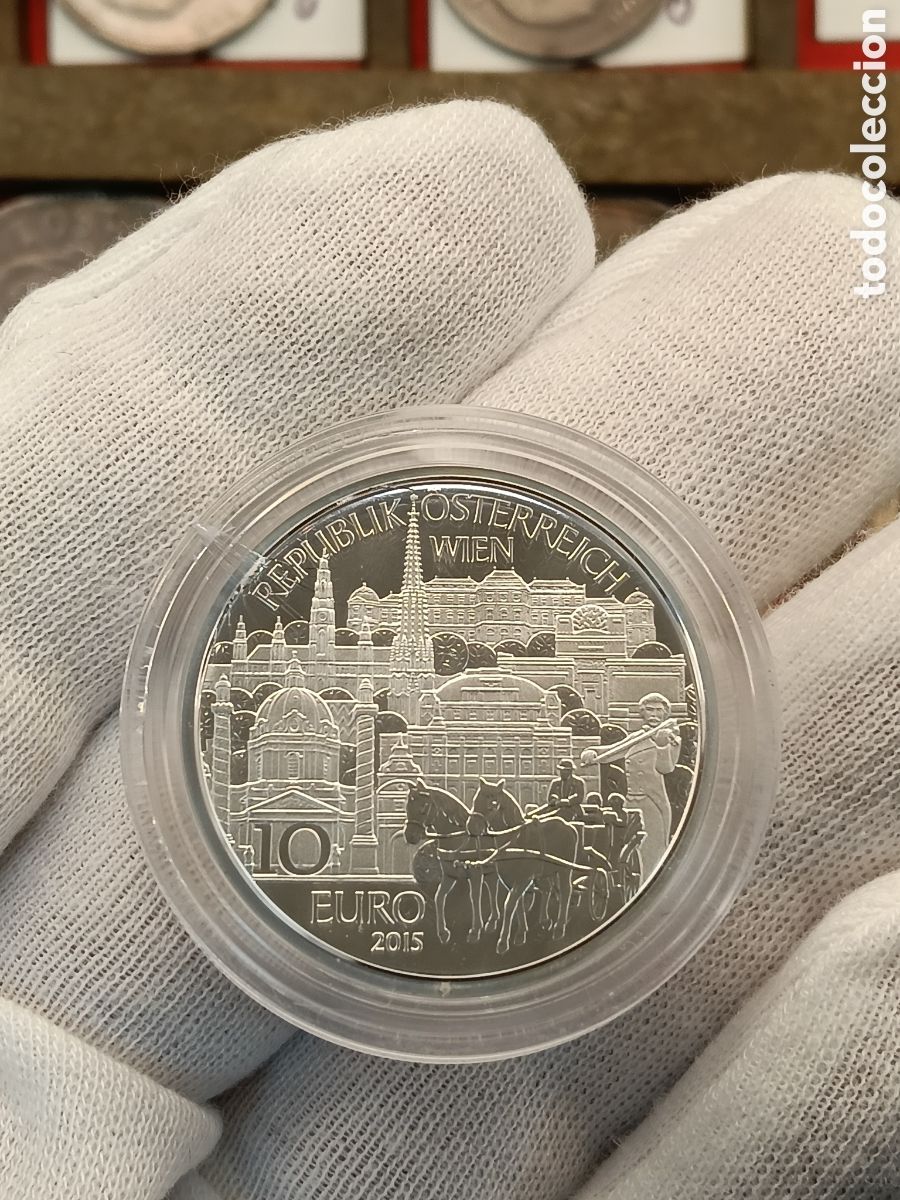 Monedas antiguas de Europa: AUSTRIA . MONEDA DE PLATA 10 EUROS . A&Ntilde;O 2015 . CONMEMORATIVA VIENA