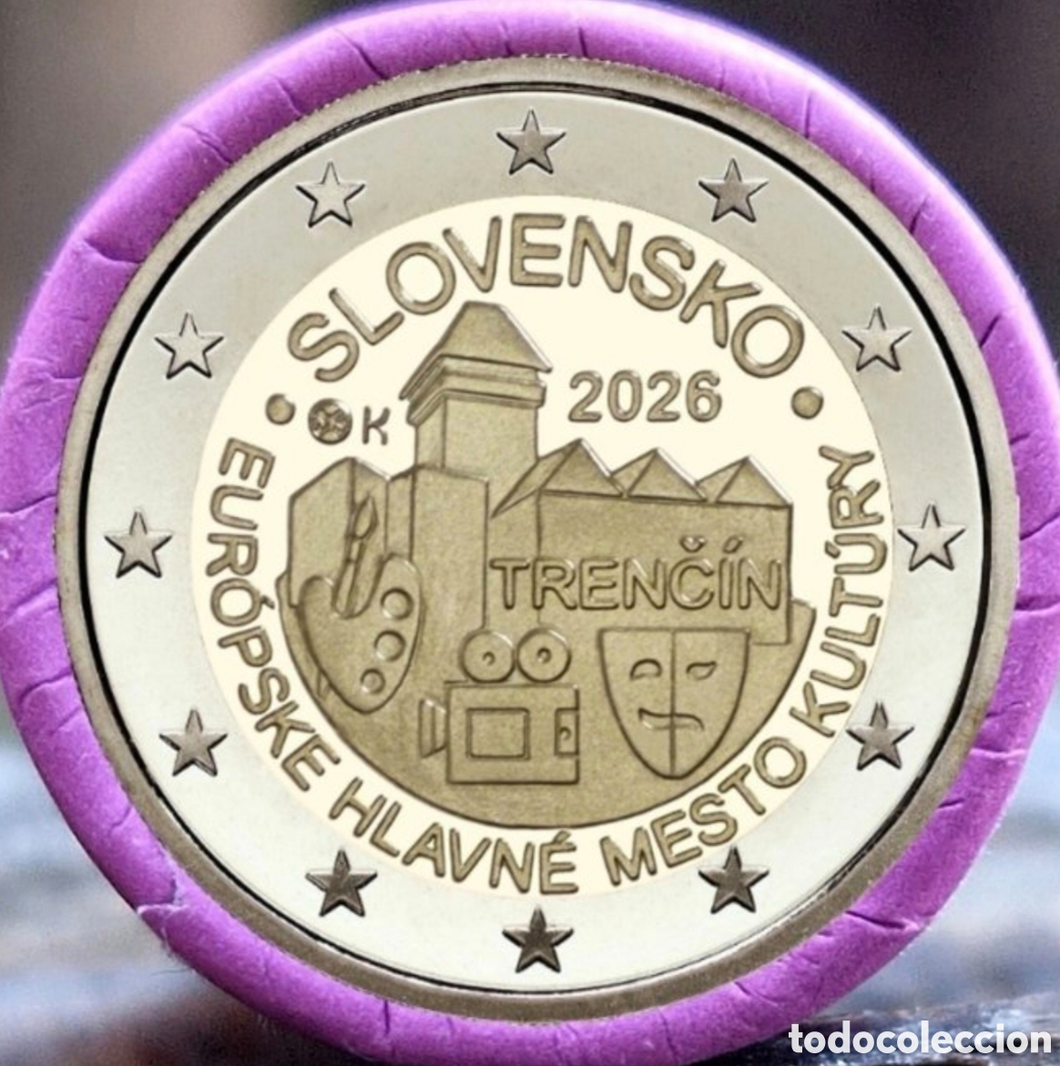 Monedas antiguas de Europa: Moneda conmemorativa 2 euros - 2026 - SC - Eslovaquia - Trenčin