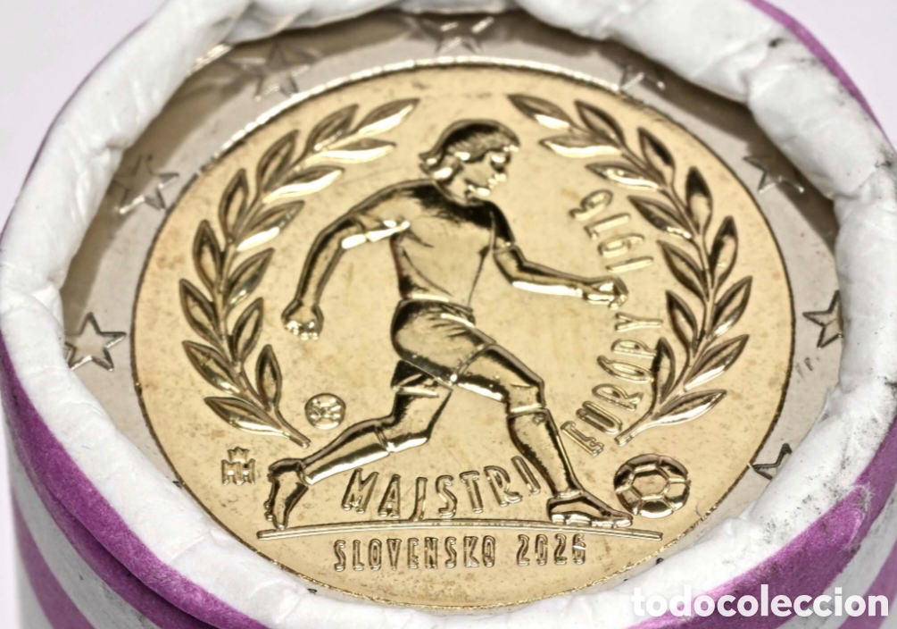 Monedas antiguas de Europa: Moneda conmemorativa 2 euros - 2026 - SC - Eslovaquia - Eurocopa 1976