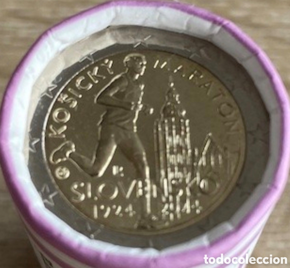 Monedas antiguas de Europa: Moneda conmemorativa 2 euros - 2024 - SC - Eslovaquia - Marat&oacute;n Kosice