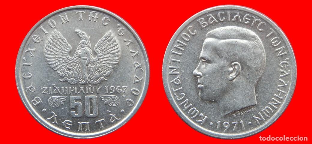 Monedas antiguas de Europa: 50 LEPTA 1971 GRECIA-155904