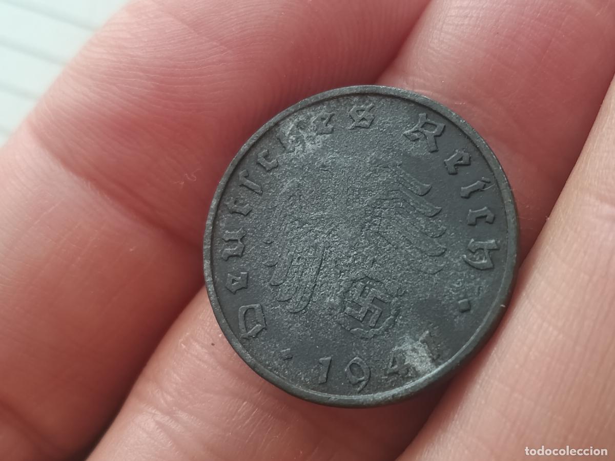 Monedas antiguas de Europa: Alemania nazi: 10 reichspfennig 1941 B