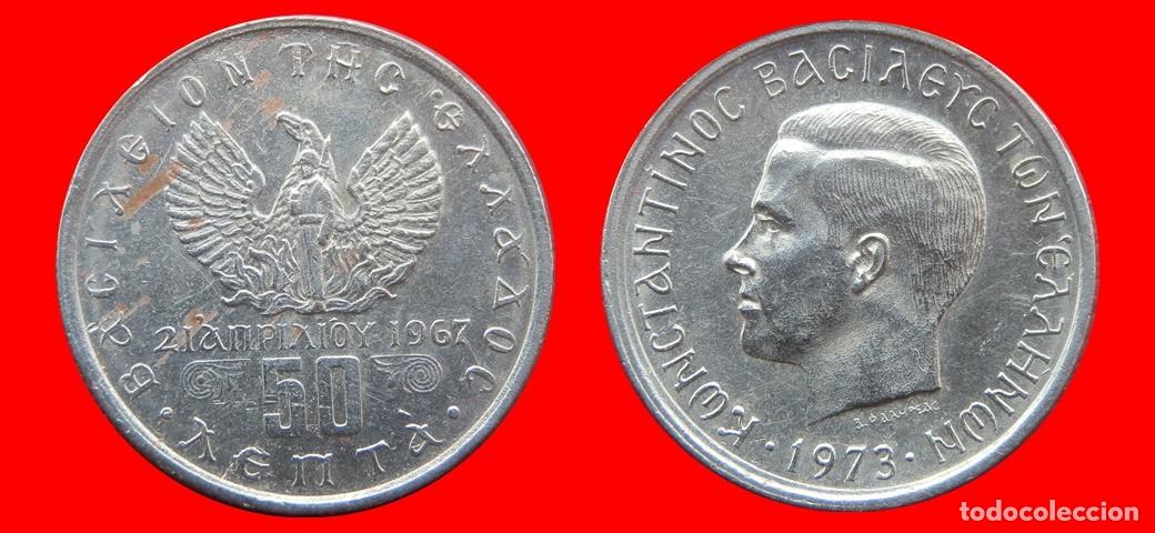Monedas antiguas de Europa: 50 LEPTA 1973 GRECIA-155905
