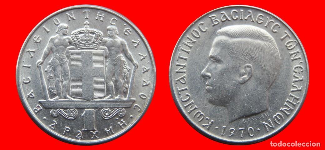 Monedas antiguas de Europa: 1 DRACMA 1970 GRECIA-155910