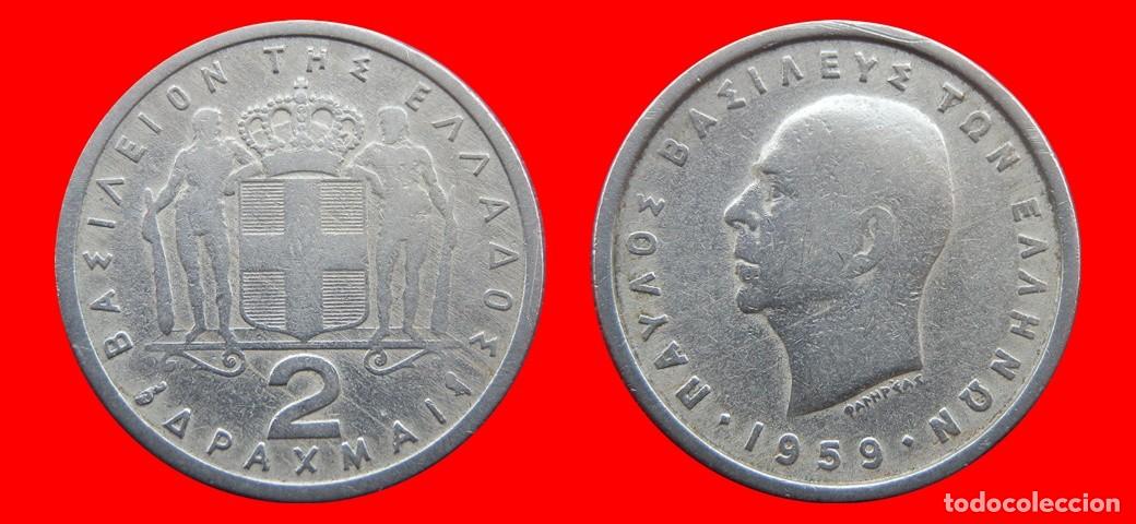 Monedas antiguas de Europa: 2 DRACMAS 1959 GRECIA-155913