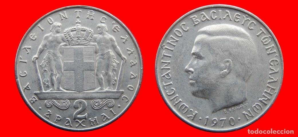 Monedas antiguas de Europa: 2 DRACMAS 1970 GRECIA-155914