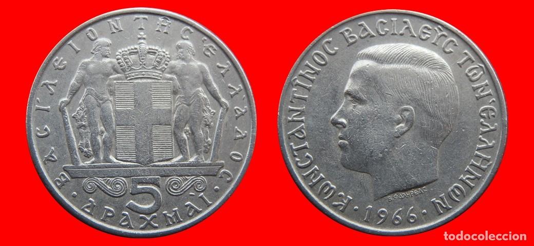 Monedas antiguas de Europa: 5 DRACMAS 1966 GRECIA-155919