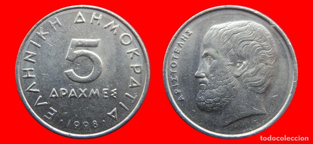 Monedas antiguas de Europa: 5 DRACMAS 1998 GRECIA-155921