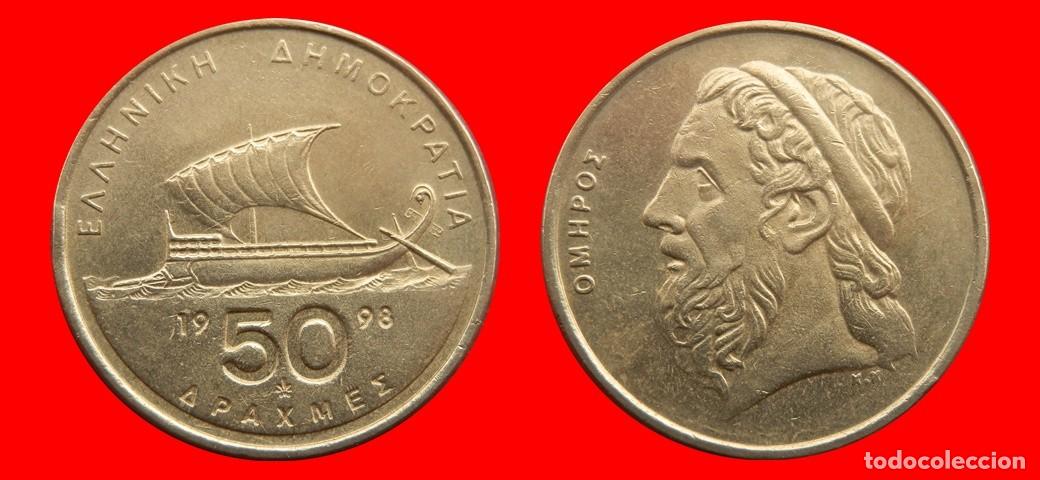 Monedas antiguas de Europa: 50 DRACMAS 1998 GRECIA-155929