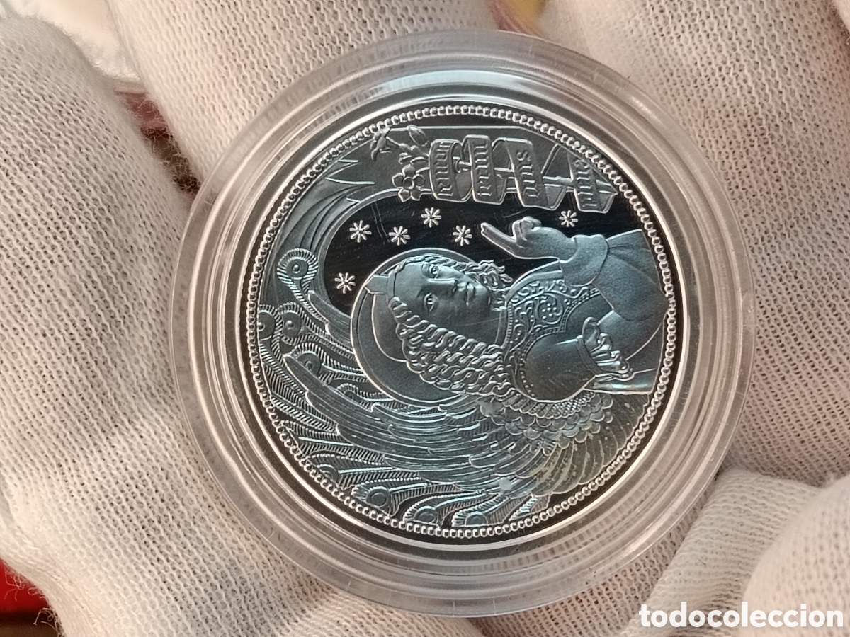 Monedas antiguas de Europa: AUSTRIA . A&Ntilde;O 2017. 10 EUROS PLATA . PROOF COLOR. ARCANGEL GABRIEL