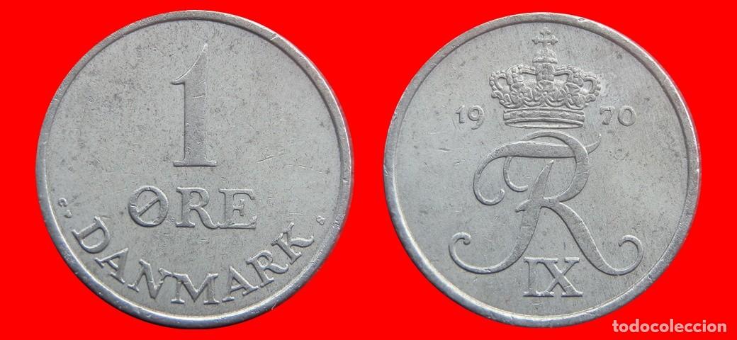 Monedas antiguas de Europa: 1 ORE 1970 DINAMARCA-155932
