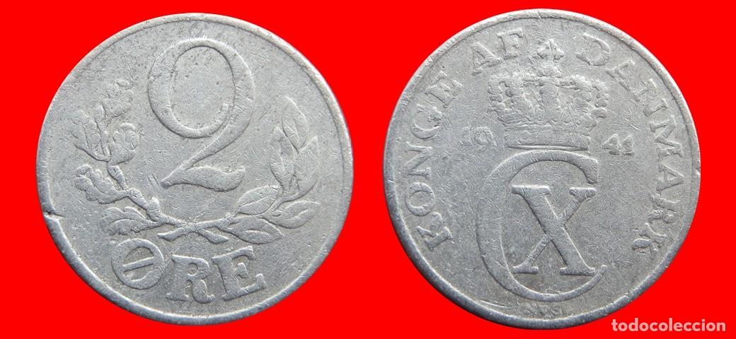 Monedas antiguas de Europa: 2 ORE 1941 DINAMARCA-155933