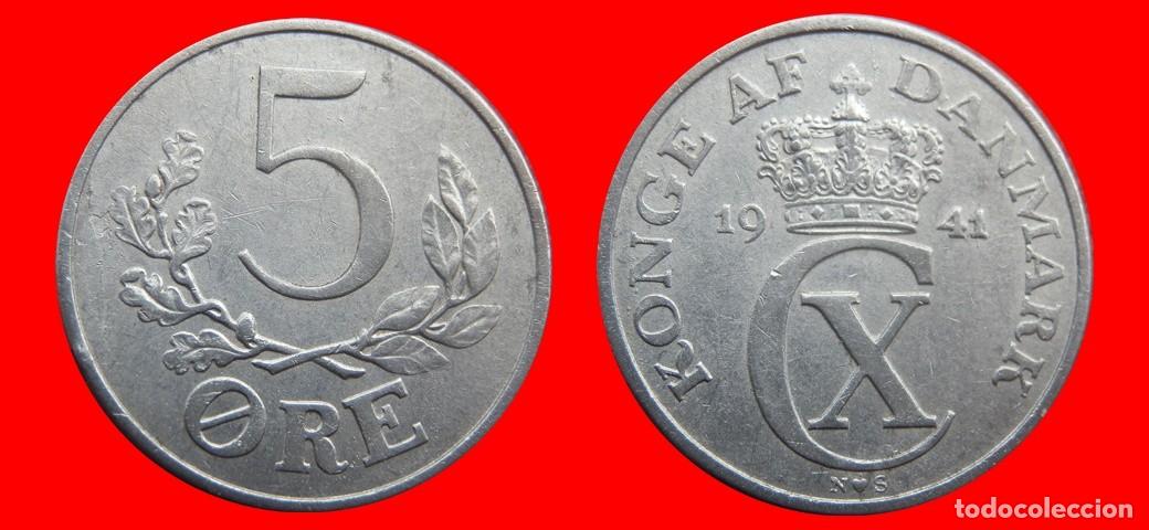 Monedas antiguas de Europa: 5 ORE 1941 DINAMARCA-155936