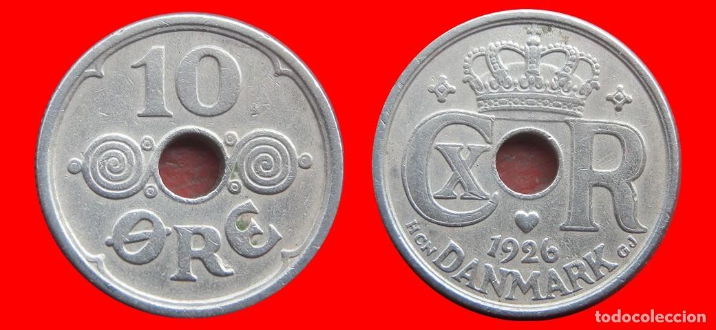 Monedas antiguas de Europa: 10 ORE 1926 DINAMARCA-155941