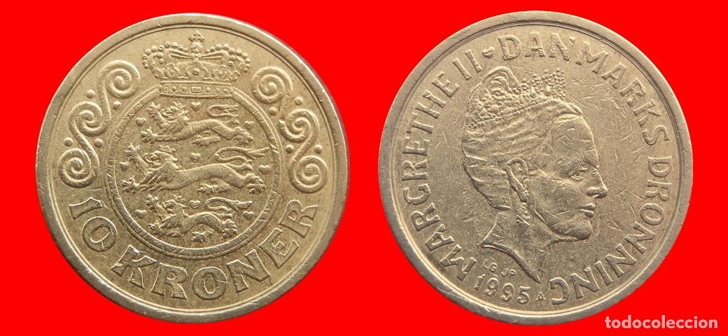 Monedas antiguas de Europa: 10 CORONAS 1995 DINAMARCA-155951
