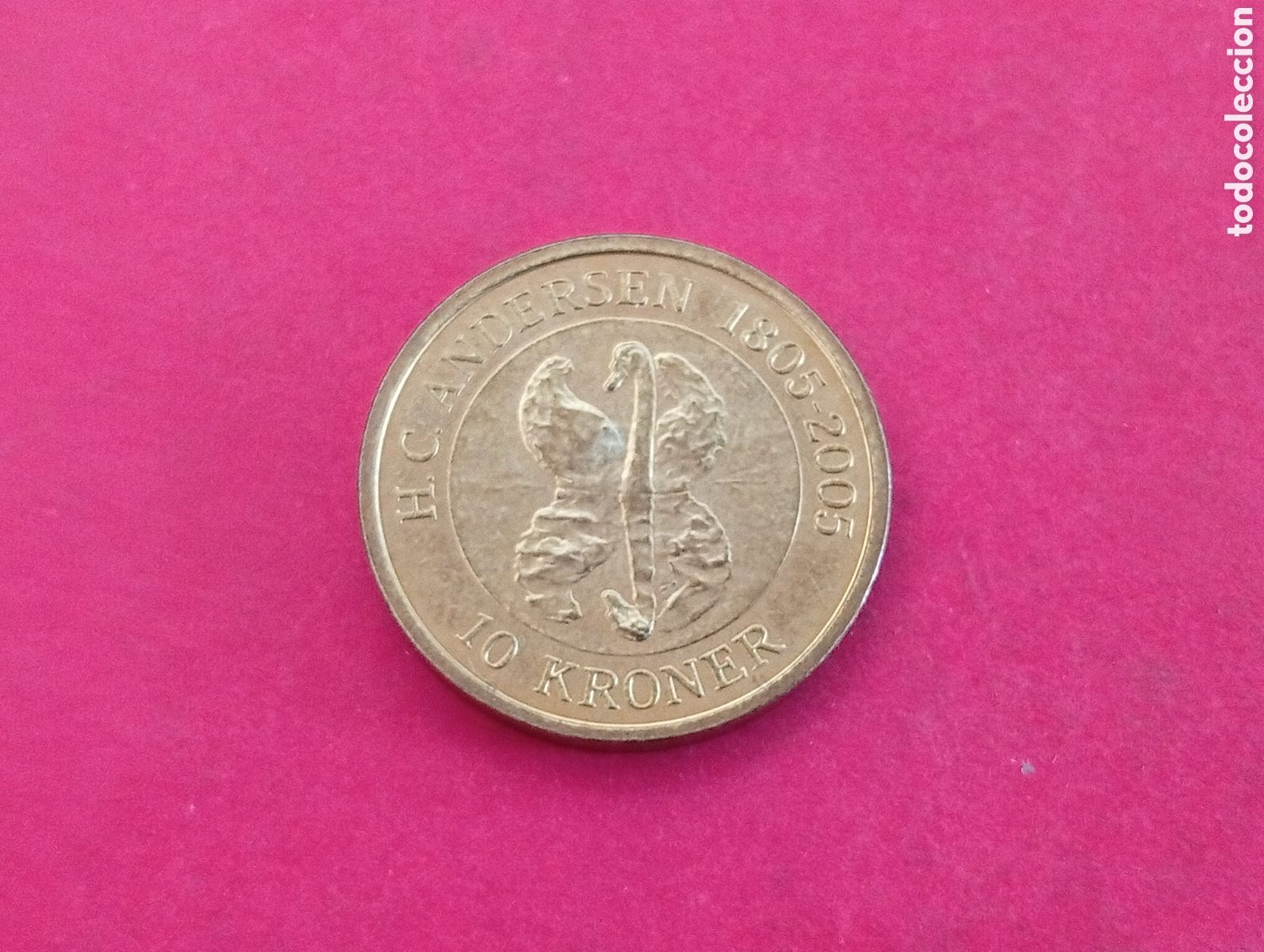 Monedas antiguas de Europa: 10 coronas de Dinamarca 2005 conmemorativa