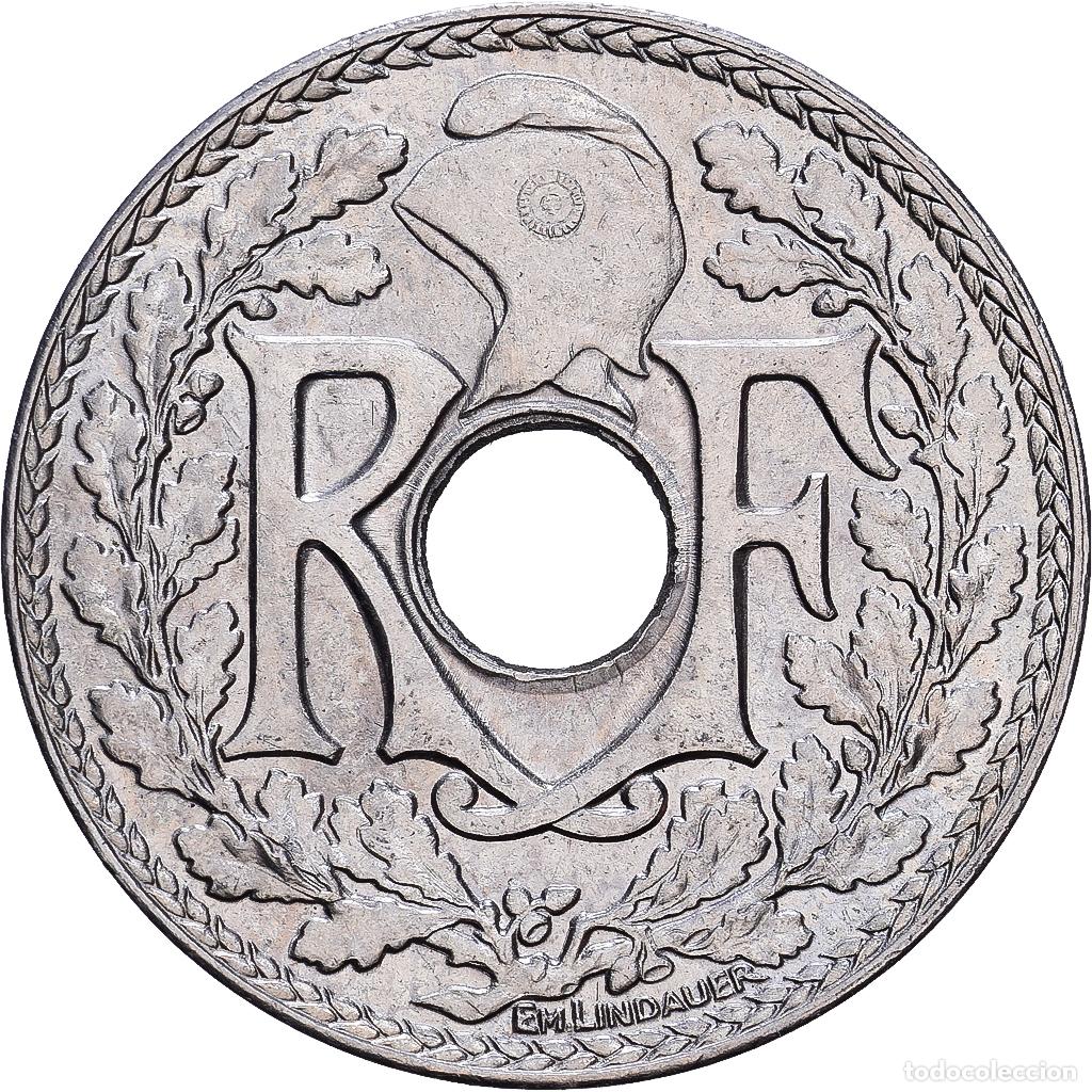 Monedas antiguas de Europa: [#228404] Francia, 10 Centimes, Lindauer, 1923, Cobre - n&iacute;quel, EBC, KM:866a