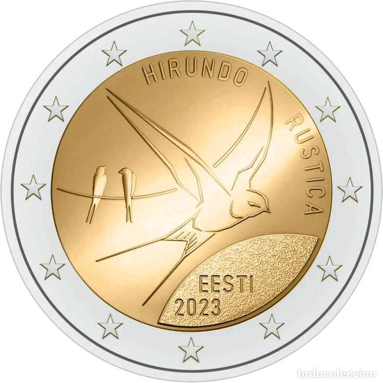 Monedas antiguas de Europa: ESTONIA 2 euro 2023 S/C GOLONDRINA COMUN