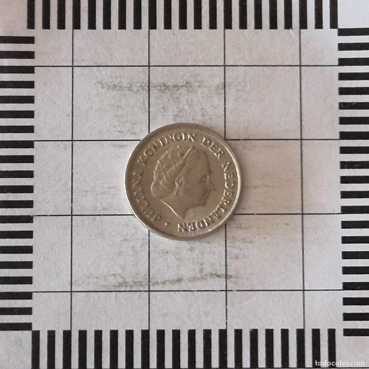 Monedas antiguas de Europa: 10 C&Eacute;NTIMOS, NEDERLAND. JULIANA, 1959. (KM#182).