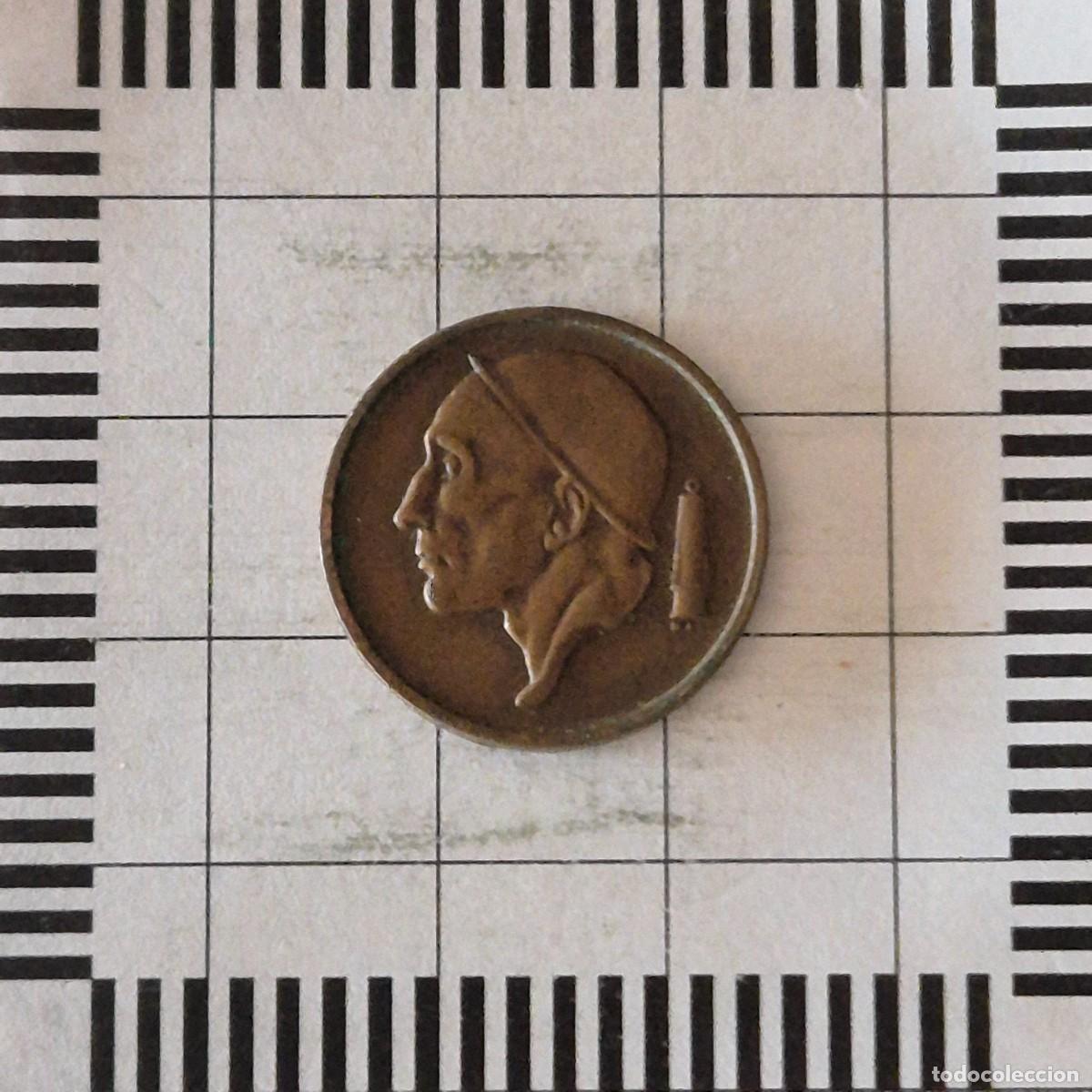 Monedas antiguas de Europa: 50 C&Eacute;NTIMOS, B&Eacute;LGICA. BALDUINO, 1955. (KM#144).