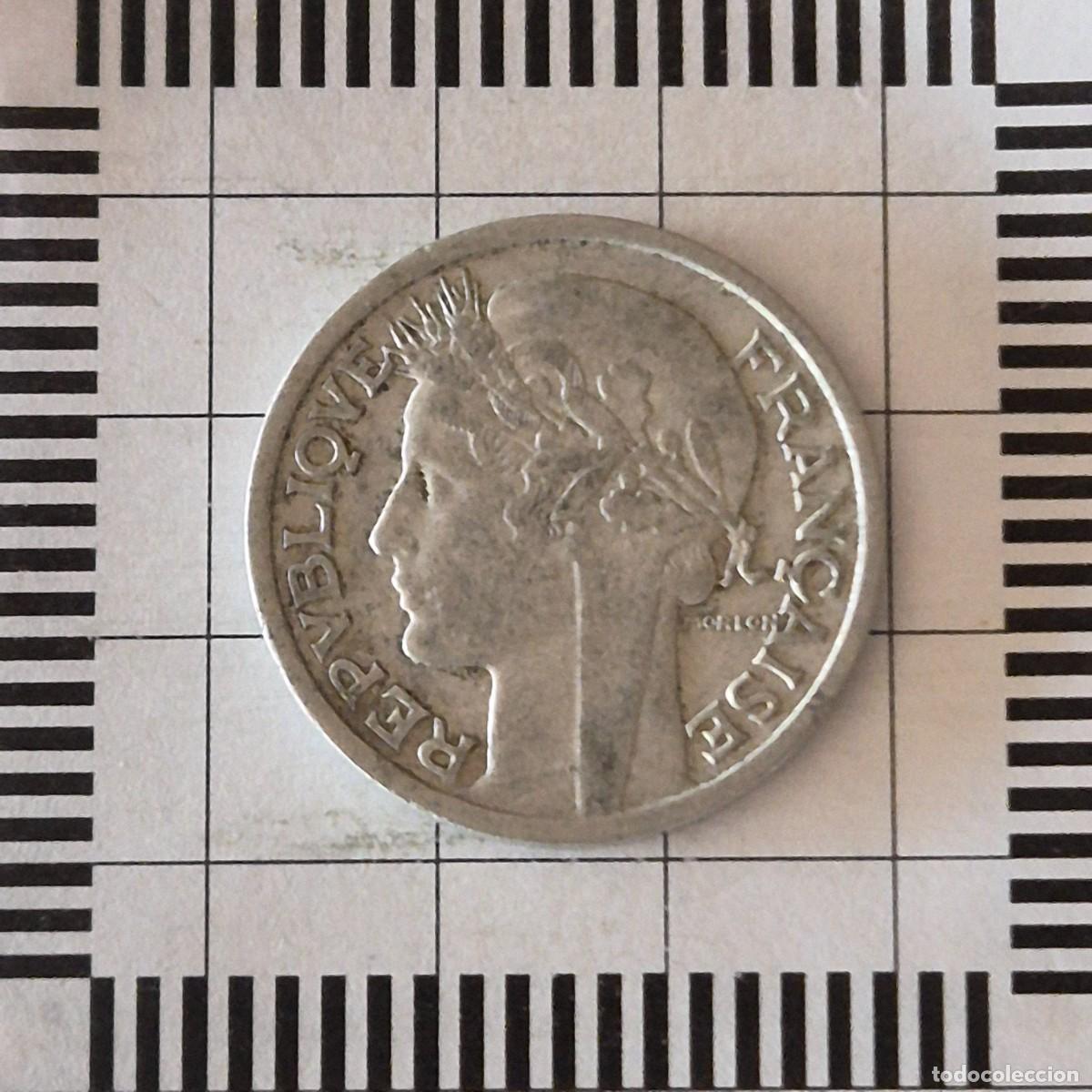 Monedas antiguas de Europa: 2 FRANCOS, FRANCIA. 1948 B. (KM#886a.2).